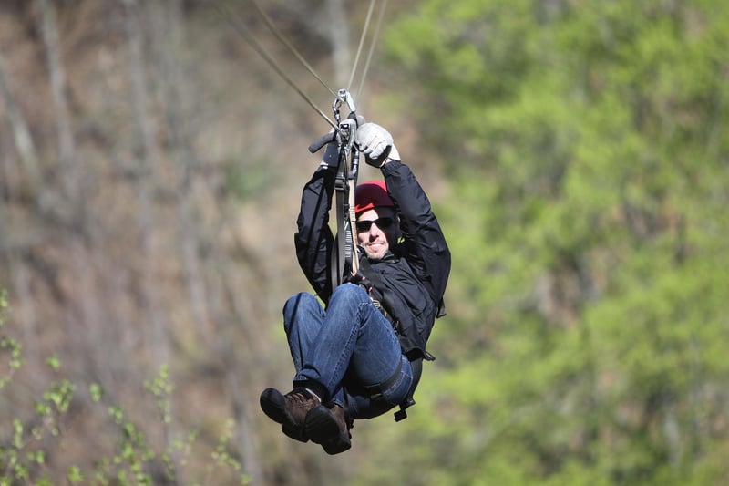 Zip Lining in the Rainforest